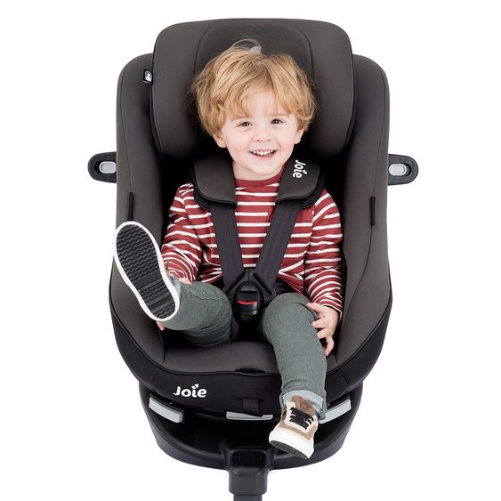 joie Reboarder-Kindersitz Spin 360 GT - Gruppe 0+/1 - ab Geburt - 4 Jahre (ab Geburt - 18 kg) mit Isofix-Basis inkl. Auto - Organizer - Laurel