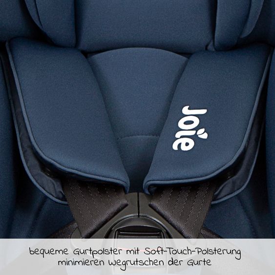 joie Reboarder-Kindersitz Spin 360 GT - Gruppe 0+/1 - ab Geburt - 4 Jahre (ab Geburt-18 kg) mit Isofix-Basis - Deep Sea