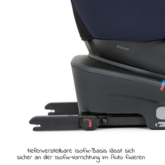 joie Reboarder-Kindersitz Spin 360 GT - Gruppe 0+/1 - ab Geburt - 4 Jahre (ab Geburt-18 kg) mit Isofix-Basis - Deep Sea