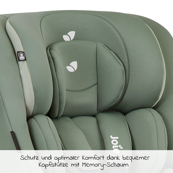 joie Reboarder-Kindersitz Spin 360 GT - Gruppe 0+/1 - ab Geburt - 4 Jahre (ab Geburt - 18 kg) mit Isofix-Basis - Laurel