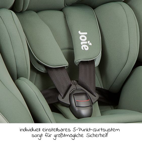 joie Reboarder-Kindersitz Spin 360 GT - Gruppe 0+/1 - ab Geburt - 4 Jahre (ab Geburt - 18 kg) mit Isofix-Basis - Laurel
