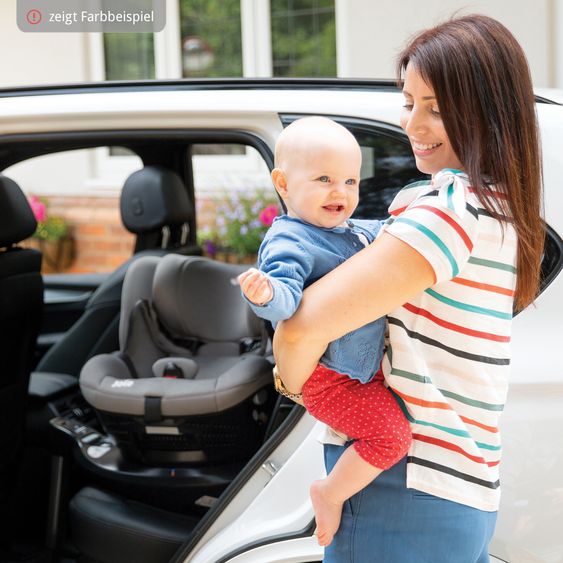 joie Reboarder-Kindersitz Spin 360 GT - Gruppe 0+/1 - ab Geburt - 4 Jahre (ab Geburt - 18 kg) mit Isofix-Basis - Laurel