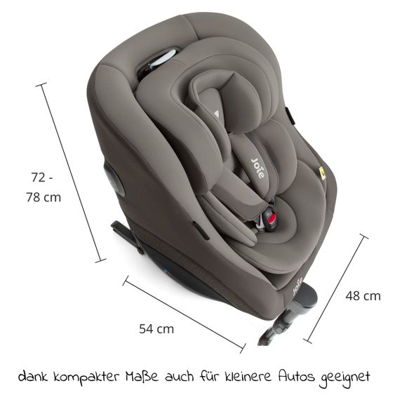 joie Reboarder child seat Spin 360 Gti i-Size from birth - 4 years ( 40-105 cm) - Cobblestone