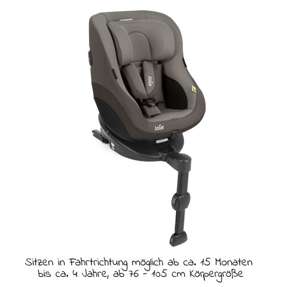 joie Reboarder child seat Spin 360 Gti i-Size from birth - 4 years ( 40-105 cm) - Cobblestone