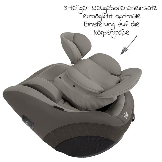 joie Reboarder child seat Spin 360 Gti i-Size from birth - 4 years ( 40-105 cm) - Cobblestone