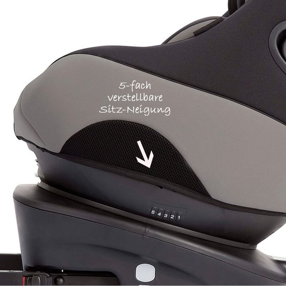 joie Reboarder child seat SpinSafe - Black Pepper