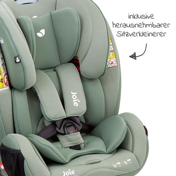 joie Reboarder-Kindersitz Verso Gruppe 0+/1/2/3 - ab Geburt - 12 Jahre (ab Geburt - 36 kg) mit Isofix inkl. Auto - Organizer - Laurel