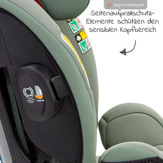 joie Reboarder-Kindersitz Verso Gruppe 0+/1/2/3 - ab Geburt - 12 Jahre (ab Geburt - 36kg) mit Isofix - Ember