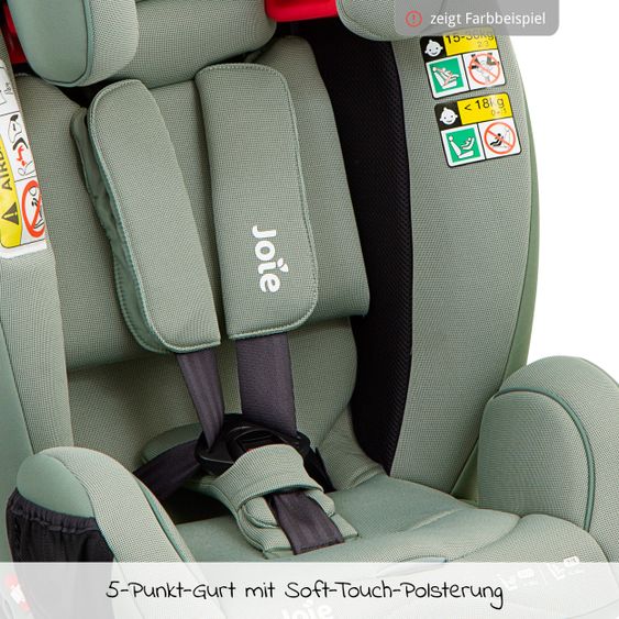 joie Reboarder-Kindersitz Verso Gruppe 0+/1/2/3 - ab Geburt - 12 Jahre (ab Geburt - 36kg) mit Isofix - Ember