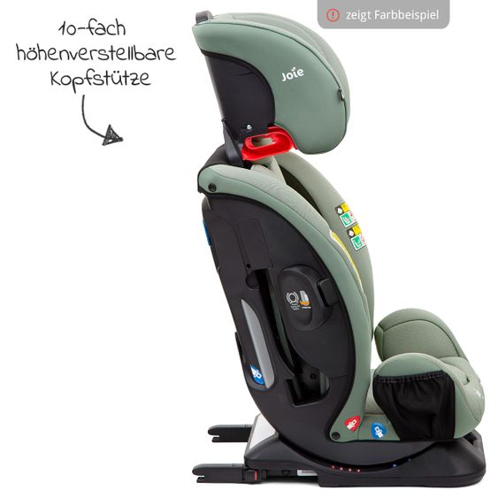 joie Reboarder-Kindersitz Verso Gruppe 0+/1/2/3 - ab Geburt - 12 Jahre (ab Geburt - 36kg) mit Isofix - Ember