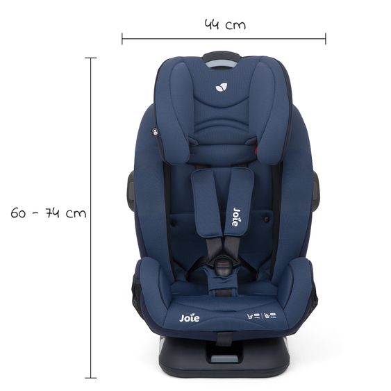 joie Reboarder-Kindersitz Verso Gruppe 0+/1/2/3 - ab Geburt - 12 Jahre (ab Geburt - 36kg) mit Isofix - Deep Sea