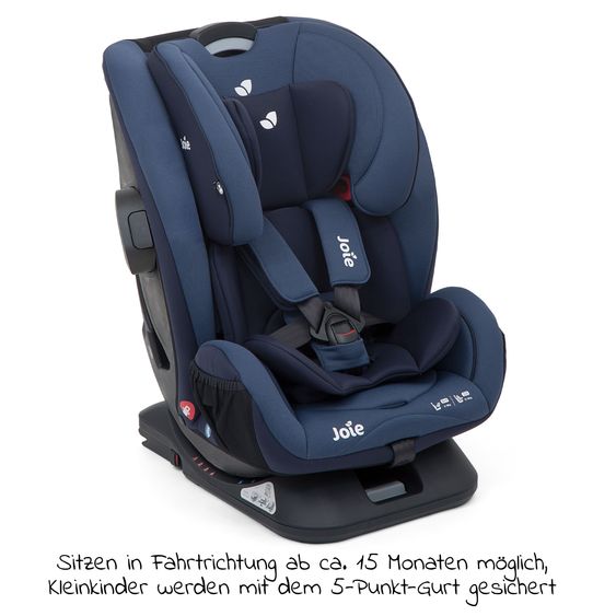 joie Reboarder-Kindersitz Verso Gruppe 0+/1/2/3 - ab Geburt - 12 Jahre (ab Geburt - 36kg) mit Isofix - Deep Sea