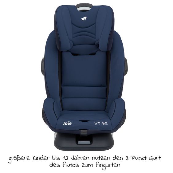 joie Reboarder-Kindersitz Verso Gruppe 0+/1/2/3 - ab Geburt - 12 Jahre (ab Geburt - 36kg) mit Isofix - Deep Sea