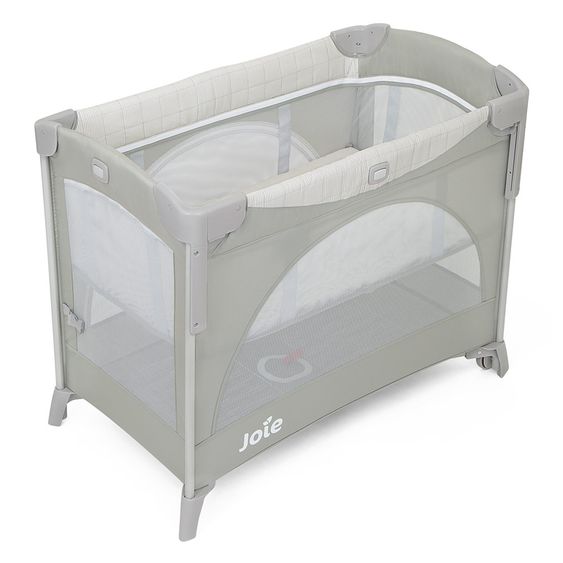 joie Reise- & Beistellbett Kubbie Sleep inkl. Matratze & Transporttasche - Wheat