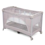 joie Reisebett Allura 120 ab Geburt-15 kg inkl. gepolsterte Einlage & Bassinet-Einhang - Satellite