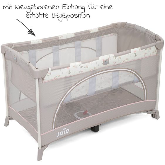 joie Reisebett Allura 120 inkl. Matratze & Transporttasche - Flowers Forever