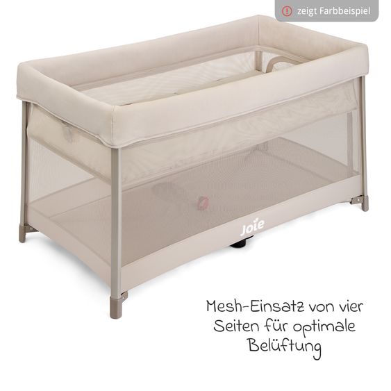 joie Lettino da viaggio Amigo 120 incl. borsa per il trasporto - Shale