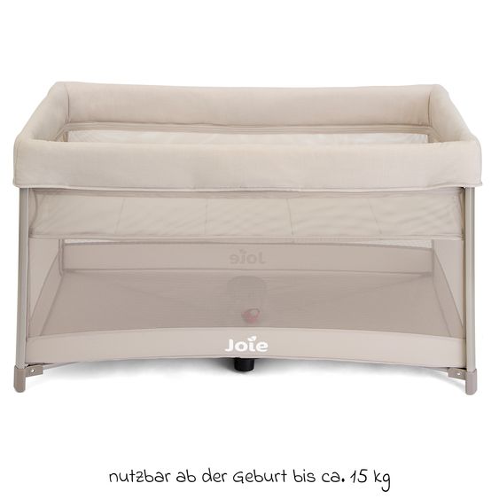 joie Lettino da viaggio Amigo 120 incl. borsa per il trasporto - Vanilla