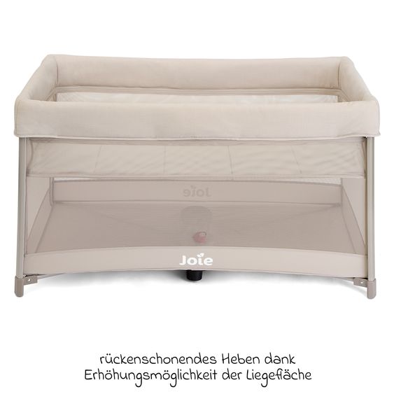 joie Lettino da viaggio Amigo 120 incl. borsa per il trasporto - Vanilla
