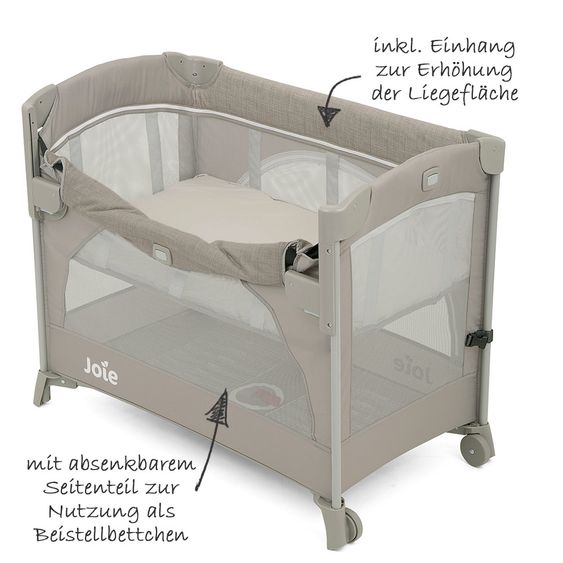 joie Reisebett Kubbie Sleep - Satellite