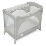 joie Reisebett und Beistellbett Kubbie Sleep ab Geburt-15 kg inkl. Matratze, Transporttasche & Gurtsystem - Wheat
