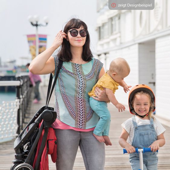 joie Reisebuggy Pact mit nur 6 kg inkl. Transporttasche, Adapter & Regenschutz - Deep Sea