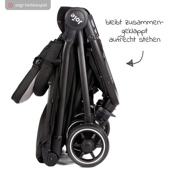 joie Reisebuggy Pact mit nur 6 kg inkl. Transporttasche, Adapter & Regenschutz - Deep Sea