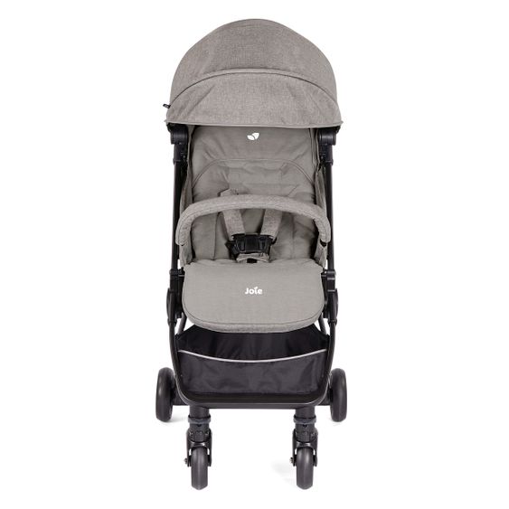 joie Reisebuggy Pact mit nur 6 kg inkl. Transporttasche, Adapter & Regenschutz - Gray Flannel