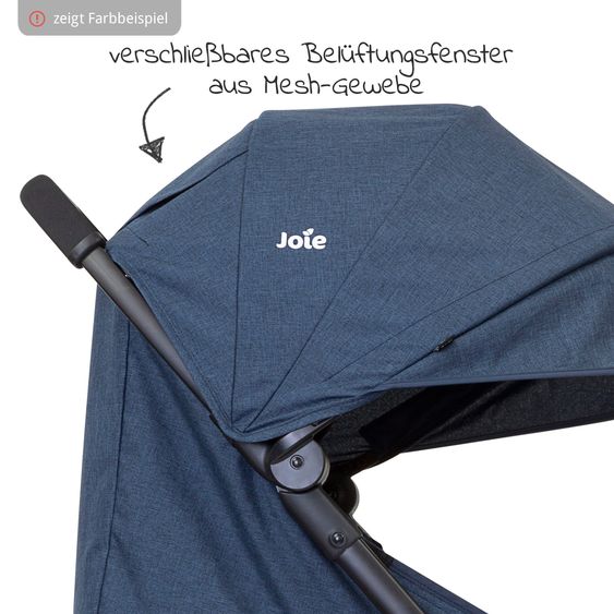 joie Reisebuggy Pact nur 6 kg - inkl. Organizer Hug it!, Transporttasche, Adapter, Regenschutz & Insektenschutz - Laurel