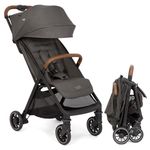 joie Reisebuggy & Sportwagen Pact Pro bis 22 kg belastbar mit Liegeposition nur 6,3 kg leicht inkl. Transporttasche, Adapter & Regenschutz - Cycle - Shell Grey