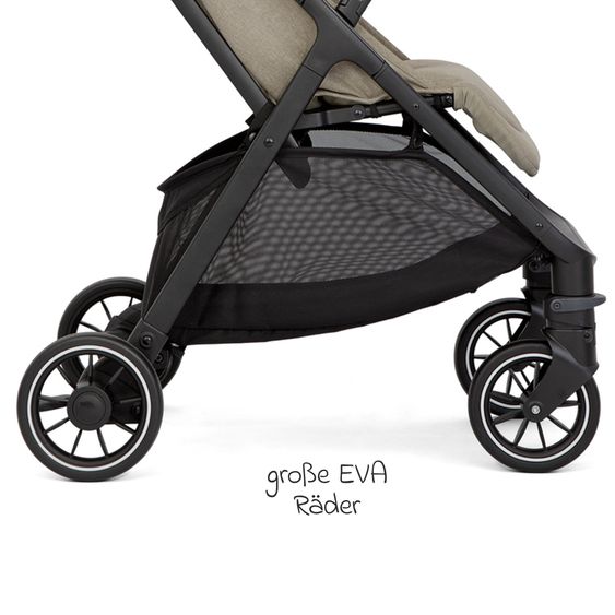 joie Reisebuggy & Sportwagen Pact Pro bis 22 kg belastbar mit Liegeposition nur 6,3 kg leicht inkl. Transporttasche, Adapter & Regenschutz - Oak