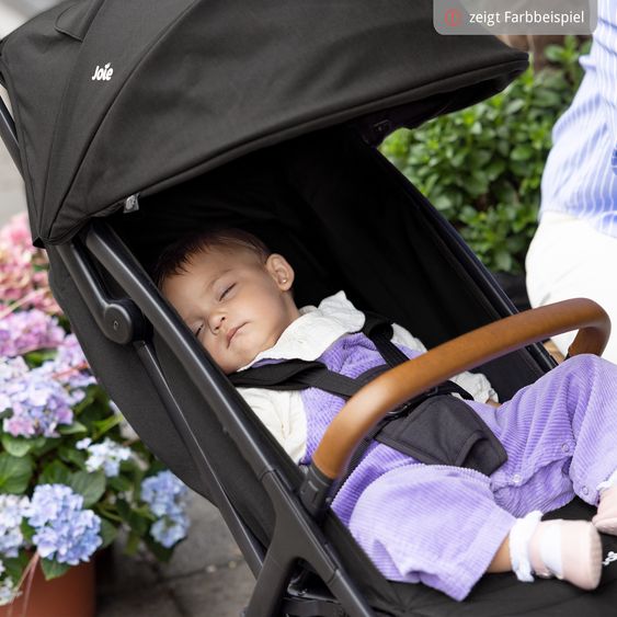 joie Reisebuggy & Sportwagen Pact Pro bis 22 kg belastbar mit Liegeposition nur 6,3 kg leicht inkl. Transporttasche, Adapter & Regenschutz - Oak