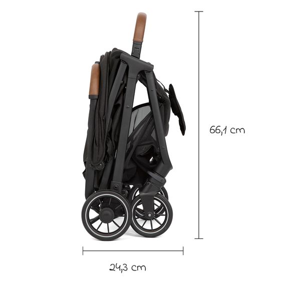 joie Travel buggy & pushchair Pact Pro up to 22 kg load capacity with reclining position only 6.3 kg light incl. transport bag, adapter & ratchet protection - Shale