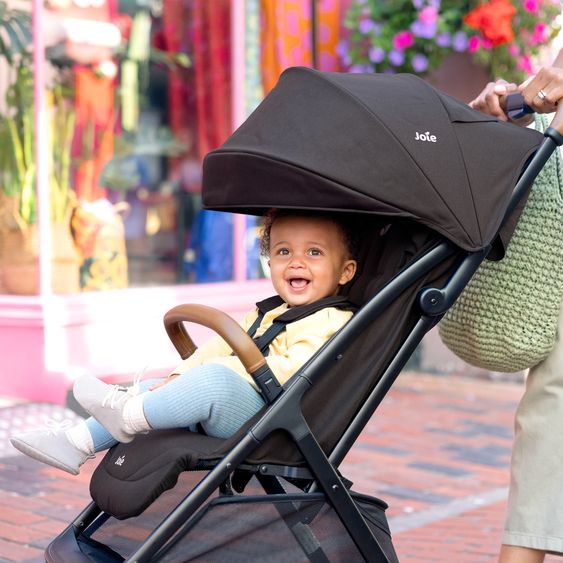 joie Reisebuggy & Sportwagen Pact Pro bis 22 kg belastbar mit Liegeposition nur 6,3 kg leicht inkl. Transporttasche, Adapter & Regenschutz - Shale