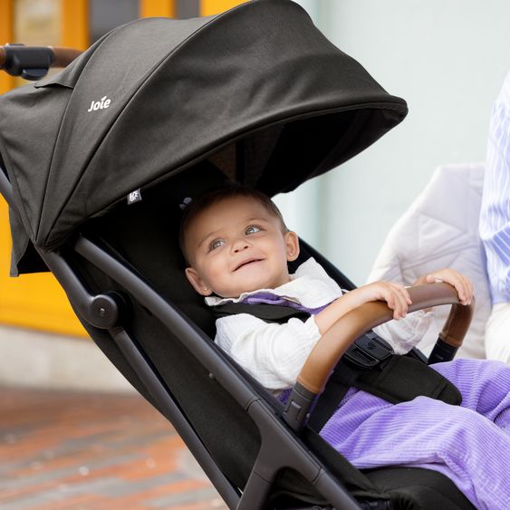 joie Passeggino da viaggio e carrozzina Pact Pro fino a 22 kg di portata con posizione reclinabile solo 6,3 kg di peso, inclusa la borsa per il trasporto, l'adattatore e la protezione a cricchetto - Shale