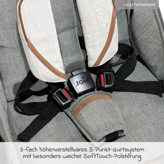 Joie Signature Reisebuggy & Sportwagen Tourist bis 15 kg belastbar nur 6,6 kg leicht mit Liegefunktion inkl. Regenschutz, Adapter, Tragegurt & Tragetasche - Signature - Carbon