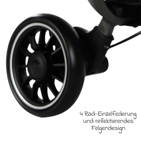 Joie Signature Reisebuggy & Sportwagen Tourist bis 15 kg belastbar nur 6,6 kg leicht mit Liegefunktion inkl. Regenschutz, Adapter, Tragegurt & Tragetasche - Signature - Carbon