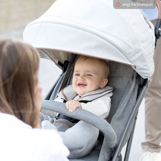 Joie Signature Reisebuggy & Sportwagen Tourist bis 15 kg belastbar nur 6,6 kg leicht mit Liegefunktion inkl. Regenschutz, Adapter, Tragegurt & Tragetasche - Signature - Eclipse