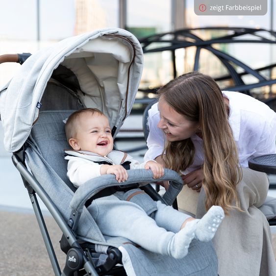 Joie Signature Travel buggy & pushchair Tourist up to 15 kg load capacity only 6.3 kg light with reclining function incl. rain cover, adapter, carrying strap & carrycot - Signature - Pine