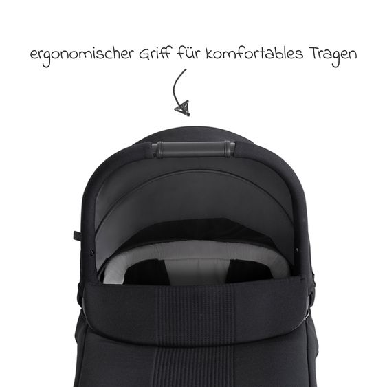 Joie Signature 2in1 Kombi-Kinderwagen Finiti bis 22 kg belastbar mit Babywanne Ramble XL, Teleskopschieber, umsetzbare Sitzeinheit, inkl. Adapter & Regenverdeck - Signature - Eclipse