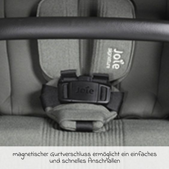 Joie Signature 2in1 Kombi-Kinderwagen Vinca bis 22 kg belastbar mit Babywanne Ramble Xl, Teleskopschieber, umsetzbare Sitzeinheit, inkl. Adapter & Regenverdeck - Signature - Evergreen