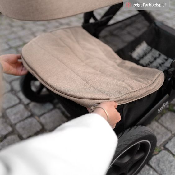Joie Signature 2in1 Kombi-Kinderwagen Vinca bis 22 kg belastbar mit Babywanne Ramble Xl, Teleskopschieber, umsetzbare Sitzeinheit, inkl. Adapter & Regenverdeck - Signature - Evergreen