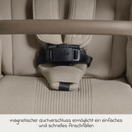 Joie Signature 2in1 Kombi-Kinderwagen Vinca bis 22 kg belastbar mit Babywanne Ramble Xl, Teleskopschieber, umsetzbare Sitzeinheit, inkl. Adapter & Regenverdeck - Signature - Sandstone