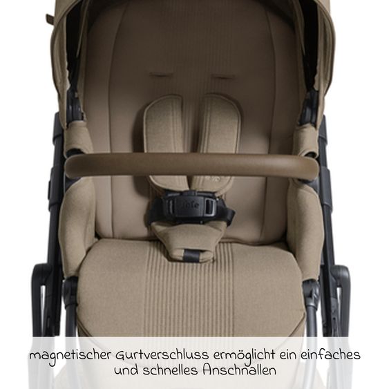 Joie Signature Passeggino Vinca 2in1 fino a 22 kg con materassino Alvi GRATUITO per navicella Ramble Xl, maniglione telescopico, unità di seduta, adattatore e parapioggia inclusi - Signature - Sandstone