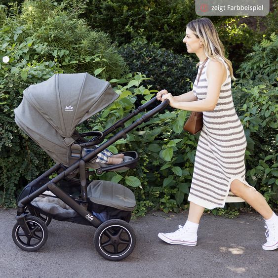 Joie Signature Passeggino Vinca 2in1 fino a 22 kg con materassino Alvi GRATUITO per navicella Ramble Xl, maniglione telescopico, unità di seduta, adattatore e parapioggia inclusi - Signature - Sandstone