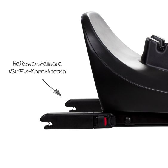 Joie Signature Babyschale I-Level Pro i-Size mit Isofix-Basisstation ab Geburt - 13 kg (40 cm -87 cm) mit Liegefunktuion, Sitzverkleinerer, Sonnenverdeck & Polsterschutz - Signature - Sandstone