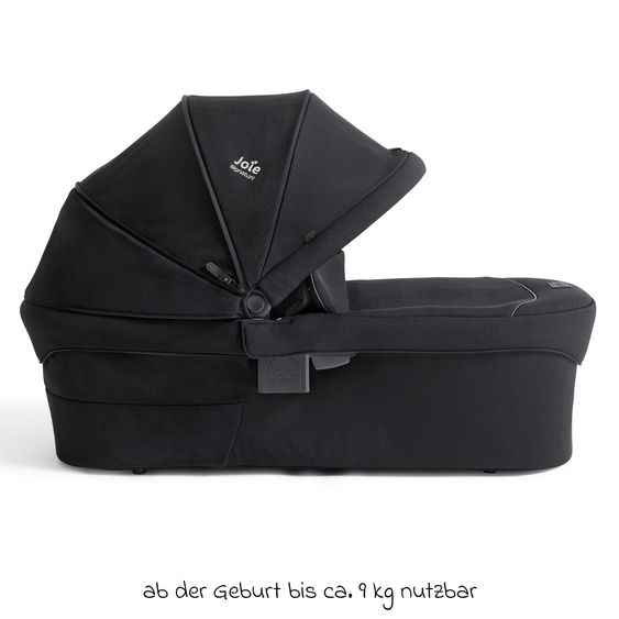 Joie Signature Babywanne Ramble XL für Versiti mit Mesh-Einsatz, Matratze & Regenschutz - Eclipse