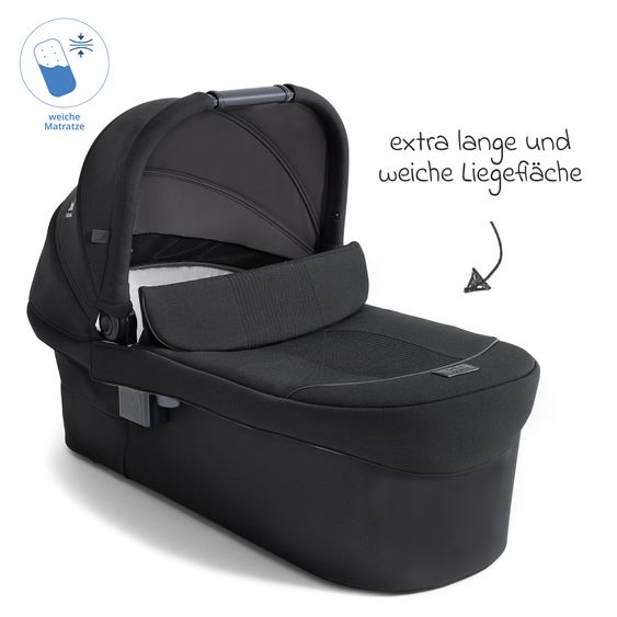 Joie Signature Babywanne Ramble XL für Versiti mit Mesh-Einsatz, Matratze & Regenschutz - Eclipse