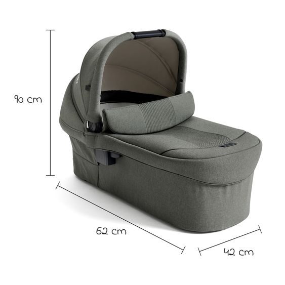 Joie Signature Babywanne Ramble XL für Versiti mit Mesh-Einsatz, Matratze & Regenschutz - Evergreen