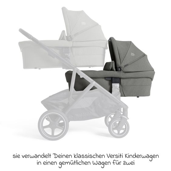 Joie Signature Babywanne Ramble XL für Versiti mit Mesh-Einsatz, Matratze & Regenschutz - Evergreen